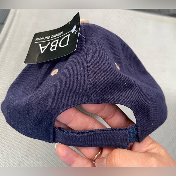 DBA Athletic Wear Men’s Embroidered San Diego Navy & Khaki Baseball Hat Size S - Picture 4 of 8